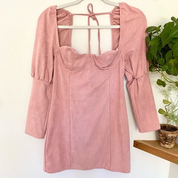 Majorelle Revovle Bria Faux Suede Mini Dress - Picture 3 of 7